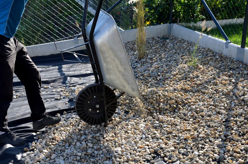 Pea Gravel Landscaping