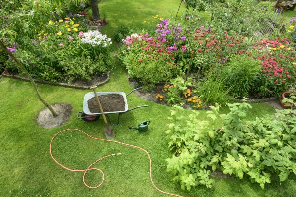 Flower Bed Construction in Brandon